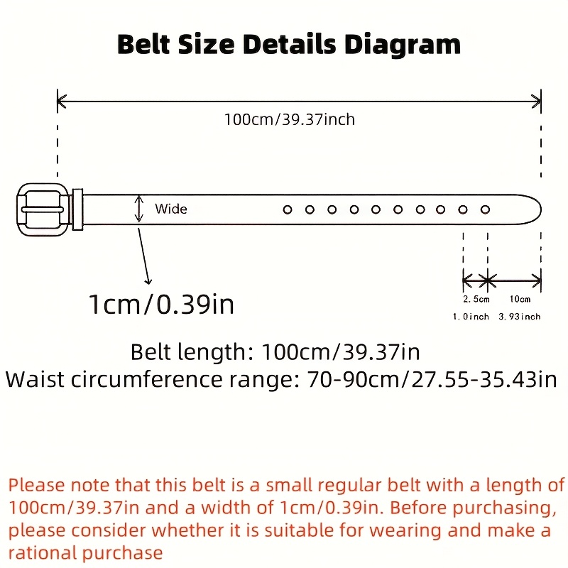 4pcs Solid Silvery Pin Buckle Belts Casual Business Style